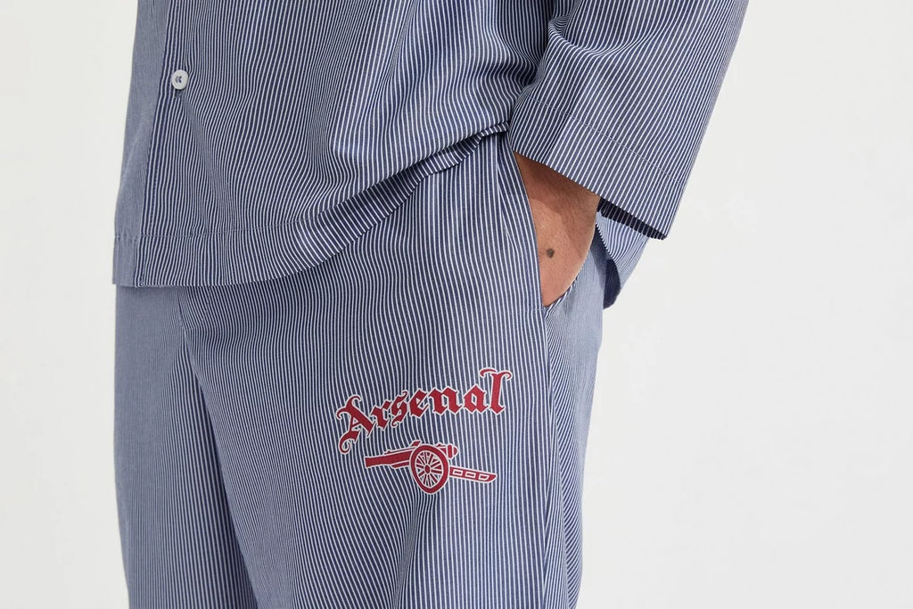 Arsenal Classics Stripe Poplin Pyjama Set