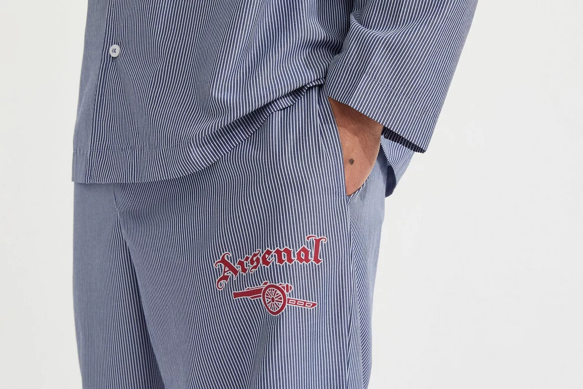 Arsenal Classics Stripe Poplin Pyjama Set