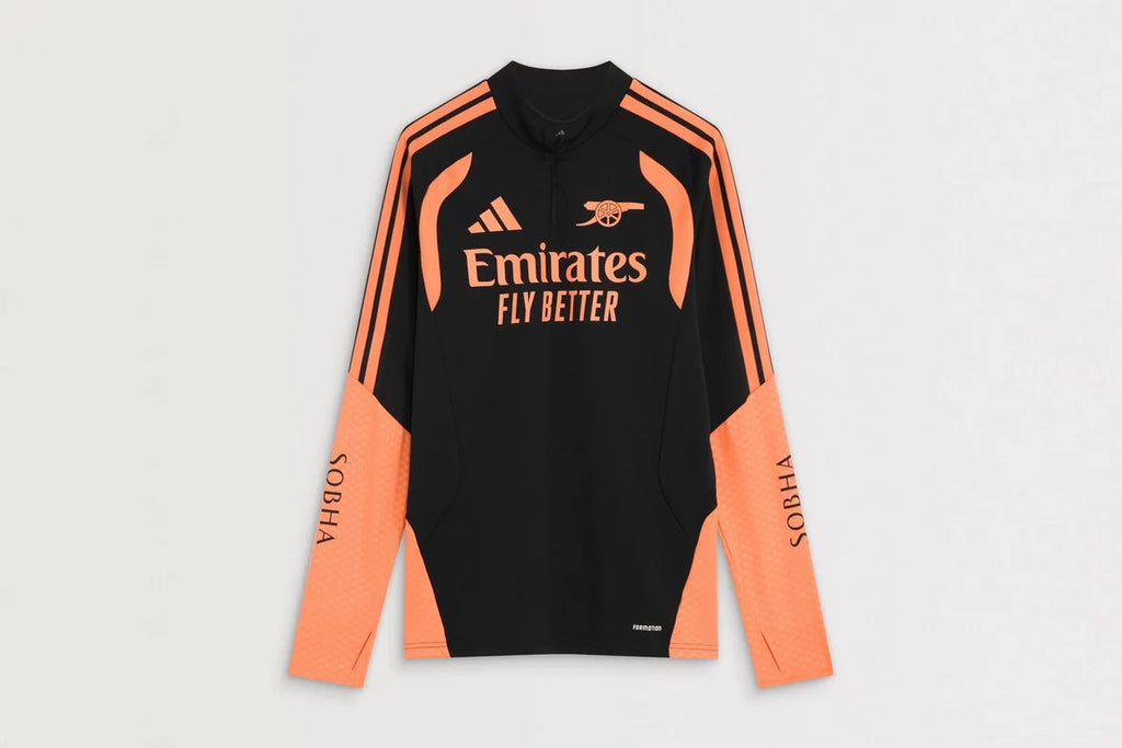 Arsenal adidas 26/27 Black 1/4 Zip Training Top