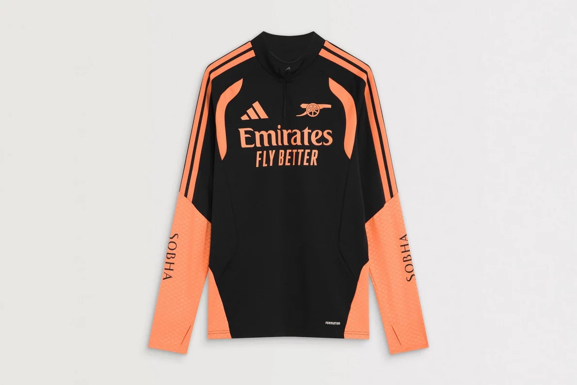 Arsenal adidas 26/27 Black 1/4 Zip Training Top