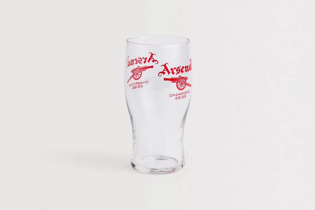 Arsenal Champions 25/26 Pint Glass