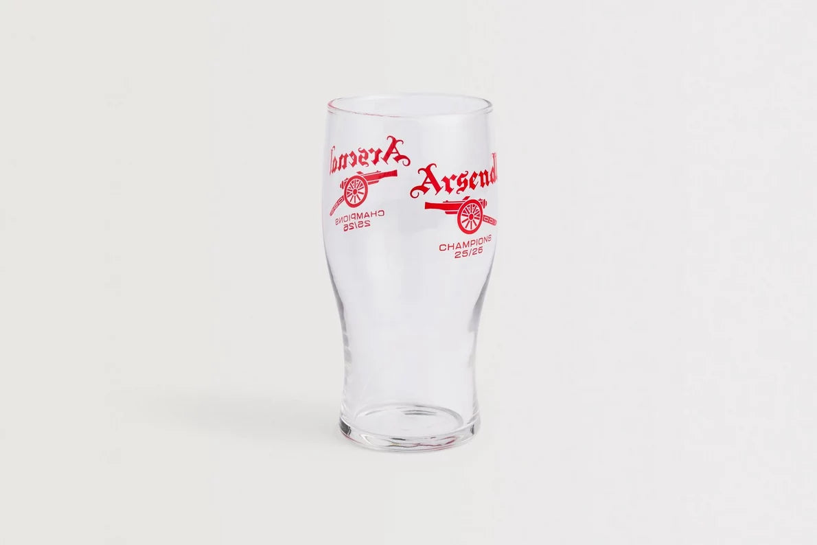 Arsenal Champions 25/26 Pint Glass