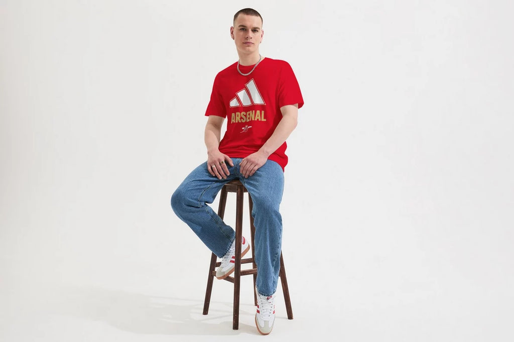 Arsenal adidas 25/26 Red Premier League Champions T-Shirt