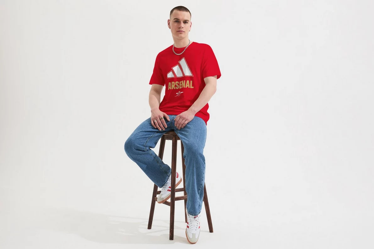 Arsenal adidas 25/26 Red Premier League Champions T-Shirt