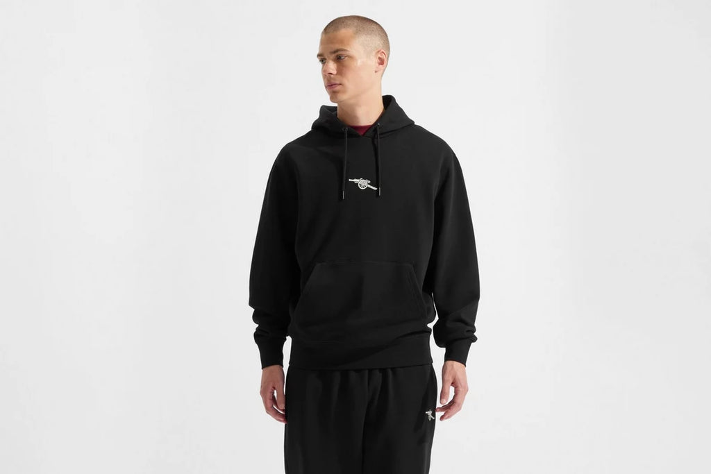 Arsenal Essentials Black Hoodie
