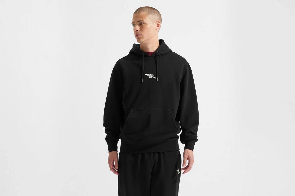 Arsenal Essentials Black Hoodie