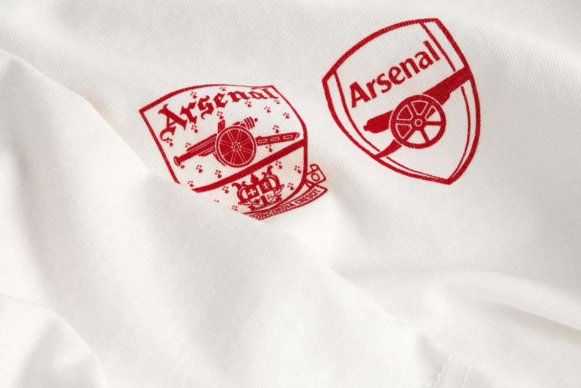 Arsenal Where We Belong 25/26 White Crew T-Shirt
