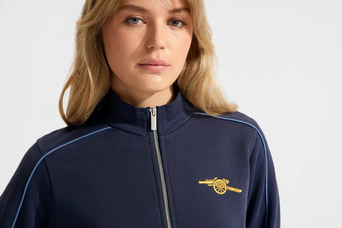 Arsenal Womens Essentials Navy Zip Jacket