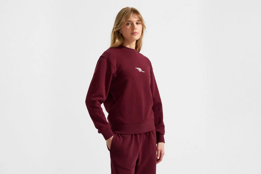 Arsenal Womens Essentials Burgundy Sweatshirt