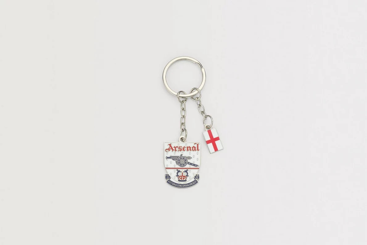 Arsenal Classics England White Keyring