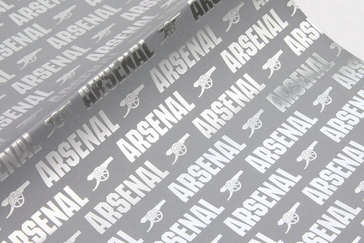 Arsenal Silver Wrapping Paper