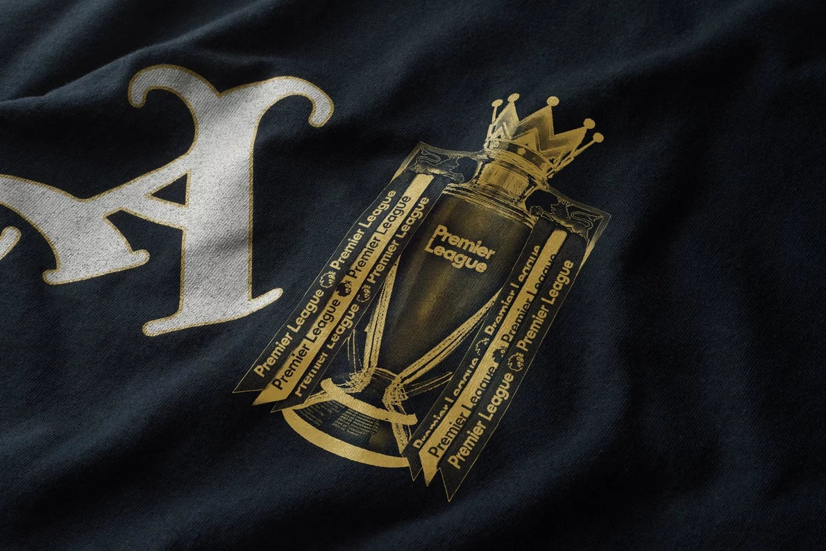 Arsenal Champions Trophy 25/26 Black Long Sleeved T-Shirt