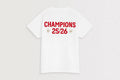 Arsenal Kids Champions 25/26 White SS Crew