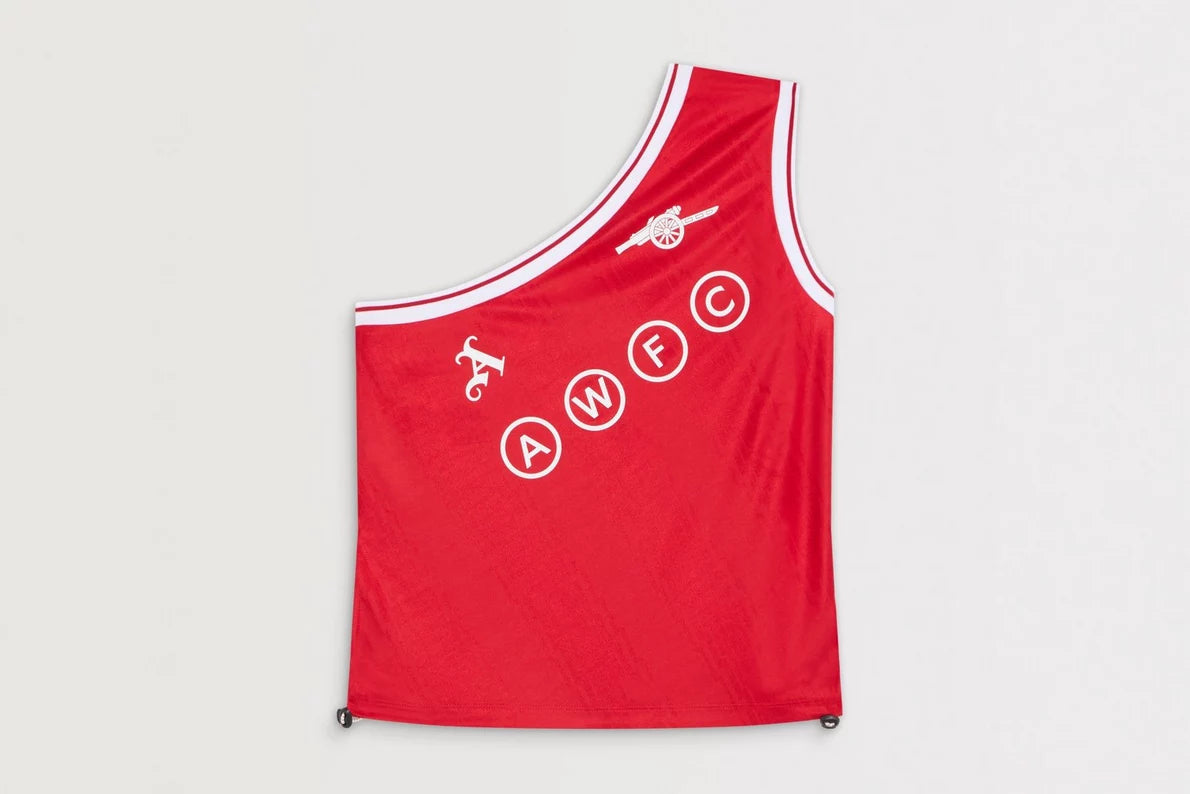 Arsenal AWFC Classics Red Off Set One Shoulder Top
