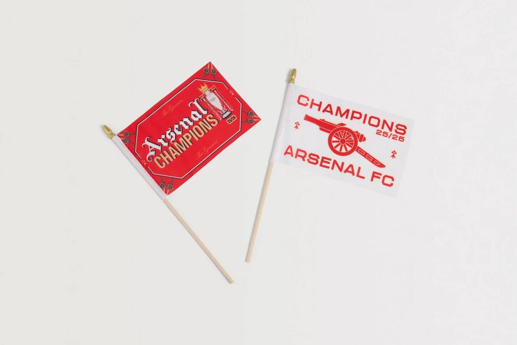 Arsenal Champions 25/26 2 Pack Mini Flags