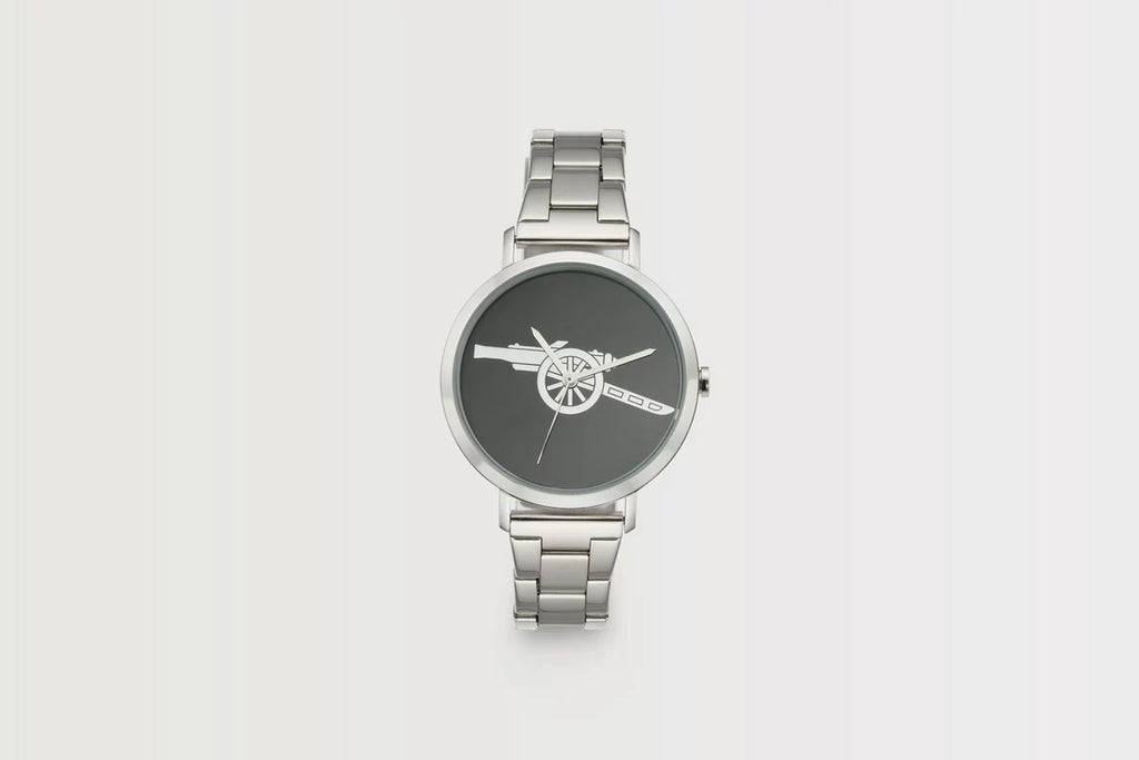 Arsenal Silver Retro Cannon Watch