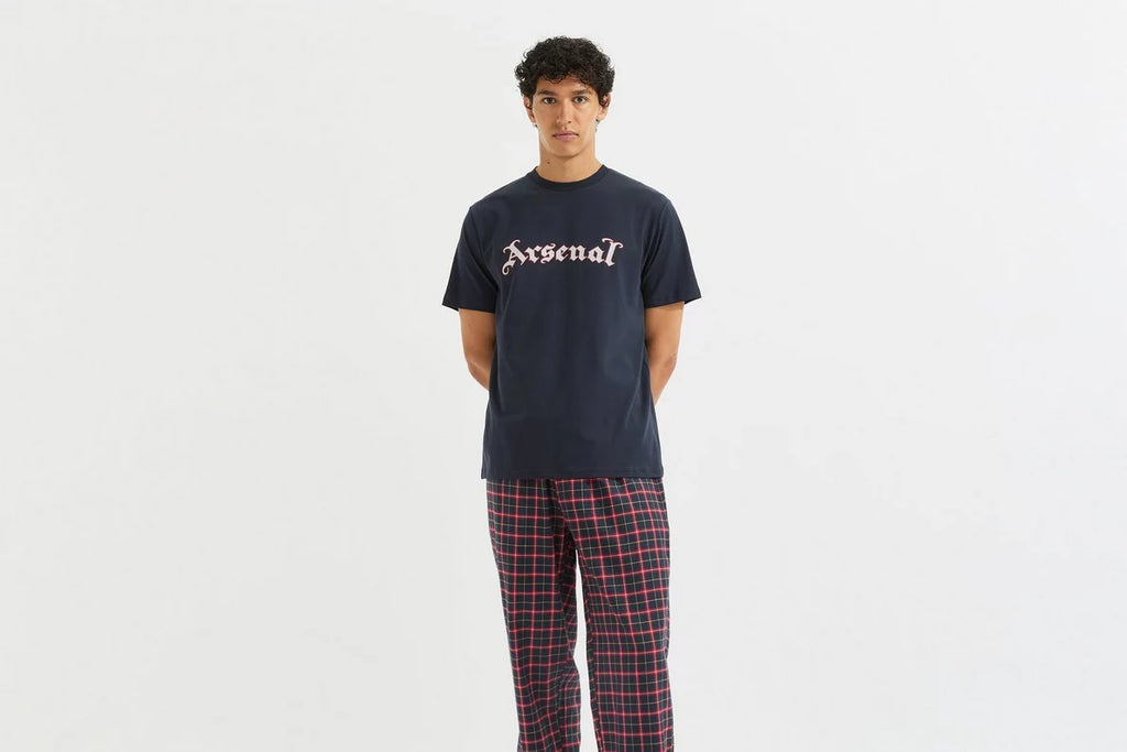 Arsenal Essentials Gothic Check Pyjama Set