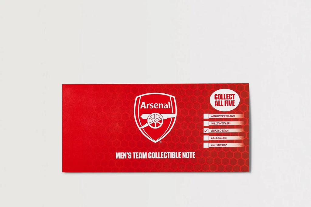 Arsenal Saka Collectible Note