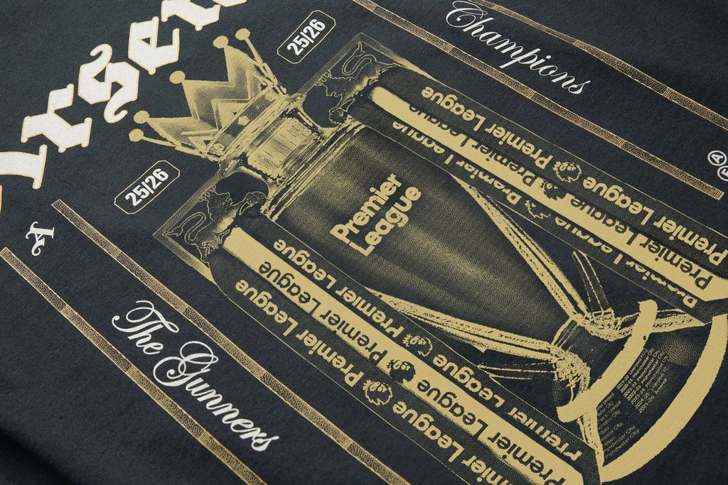 Arsenal Champions Trophy 25/26 Black Long Sleeved T-Shirt