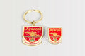 Arsenal Retro Crest Keyring and Badge Set