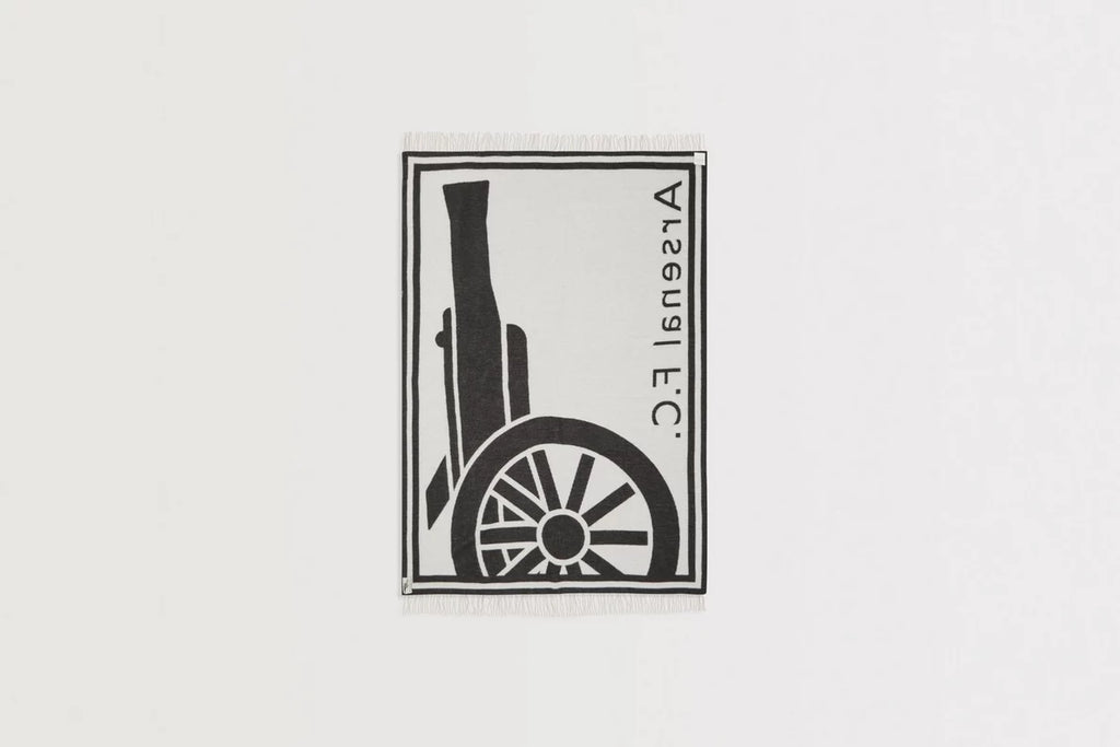 Arsenal Black Cannon Wool Blanket