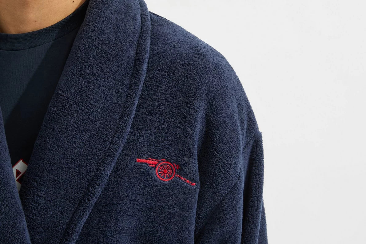Arsenal Essentials Unisex Gothic Fleece Dressing Gown