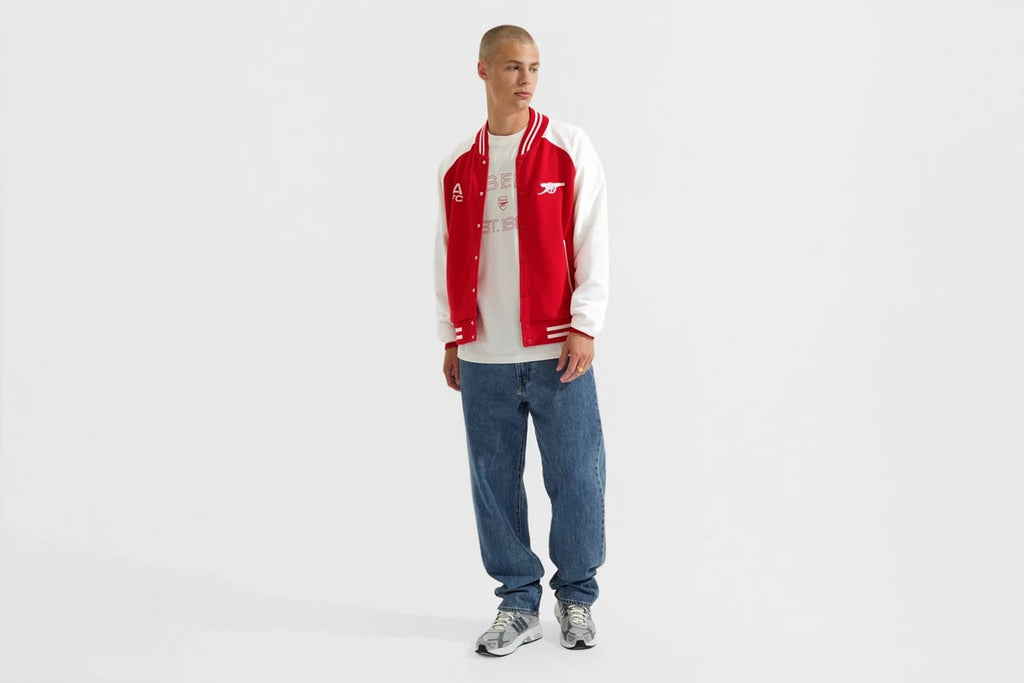 Arsenal Matchday Red 1886 Varsity Jacket
