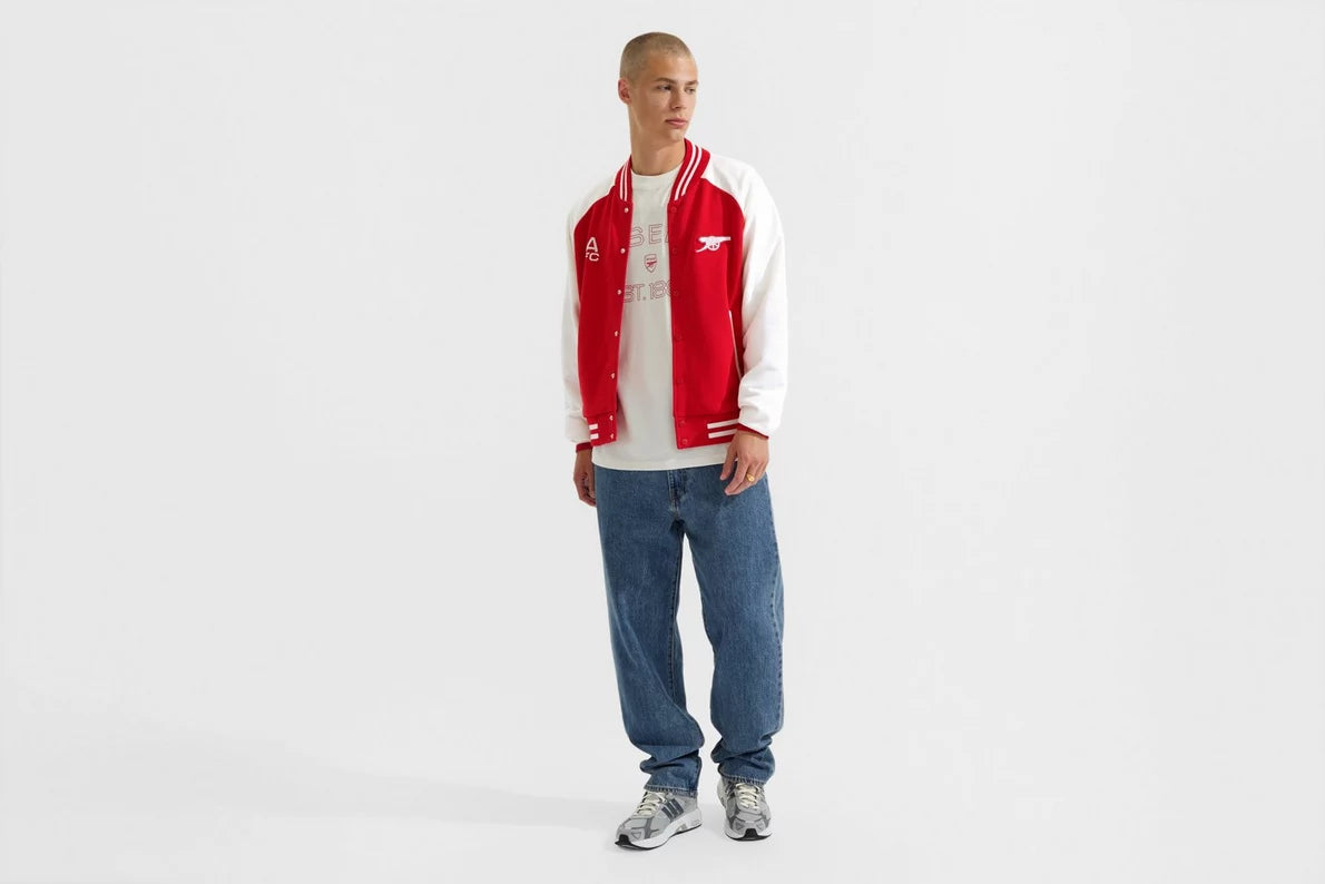 Arsenal Matchday Red 1886 Varsity Jacket