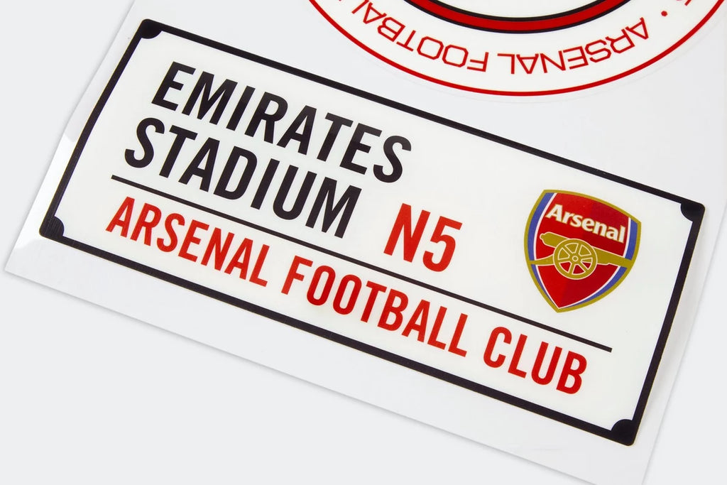Arsenal Car Sticker Set