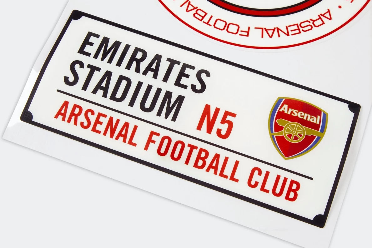 Arsenal Car Sticker Set