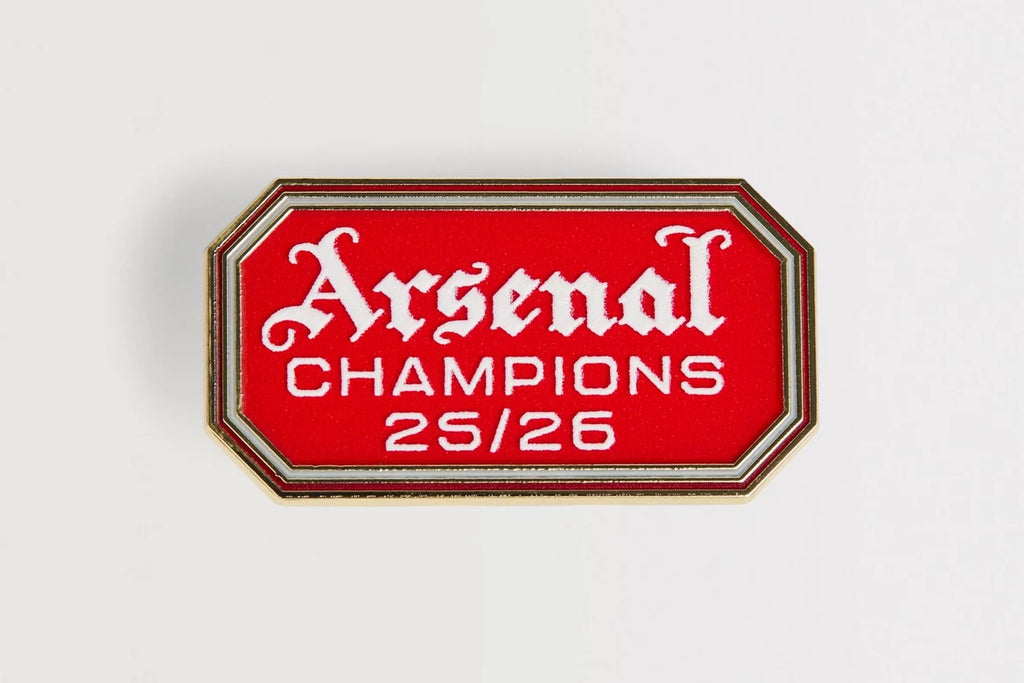 Arsenal Champions 25/26 Keyring and Badge Set
