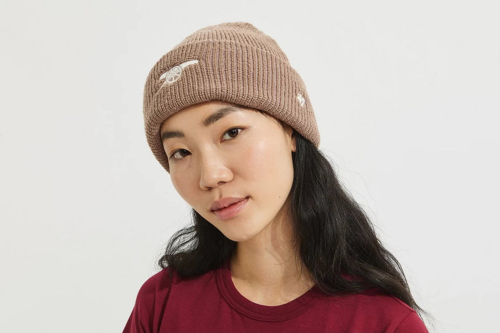 Arsenal 47 Beige Cuff Knit Beanie