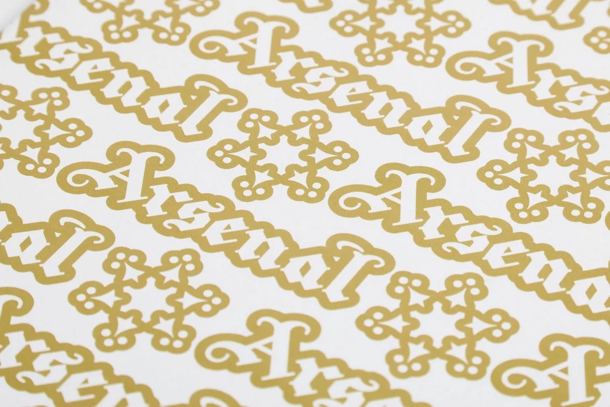 Arsenal Gold Gift Wrap Sheets and Tags