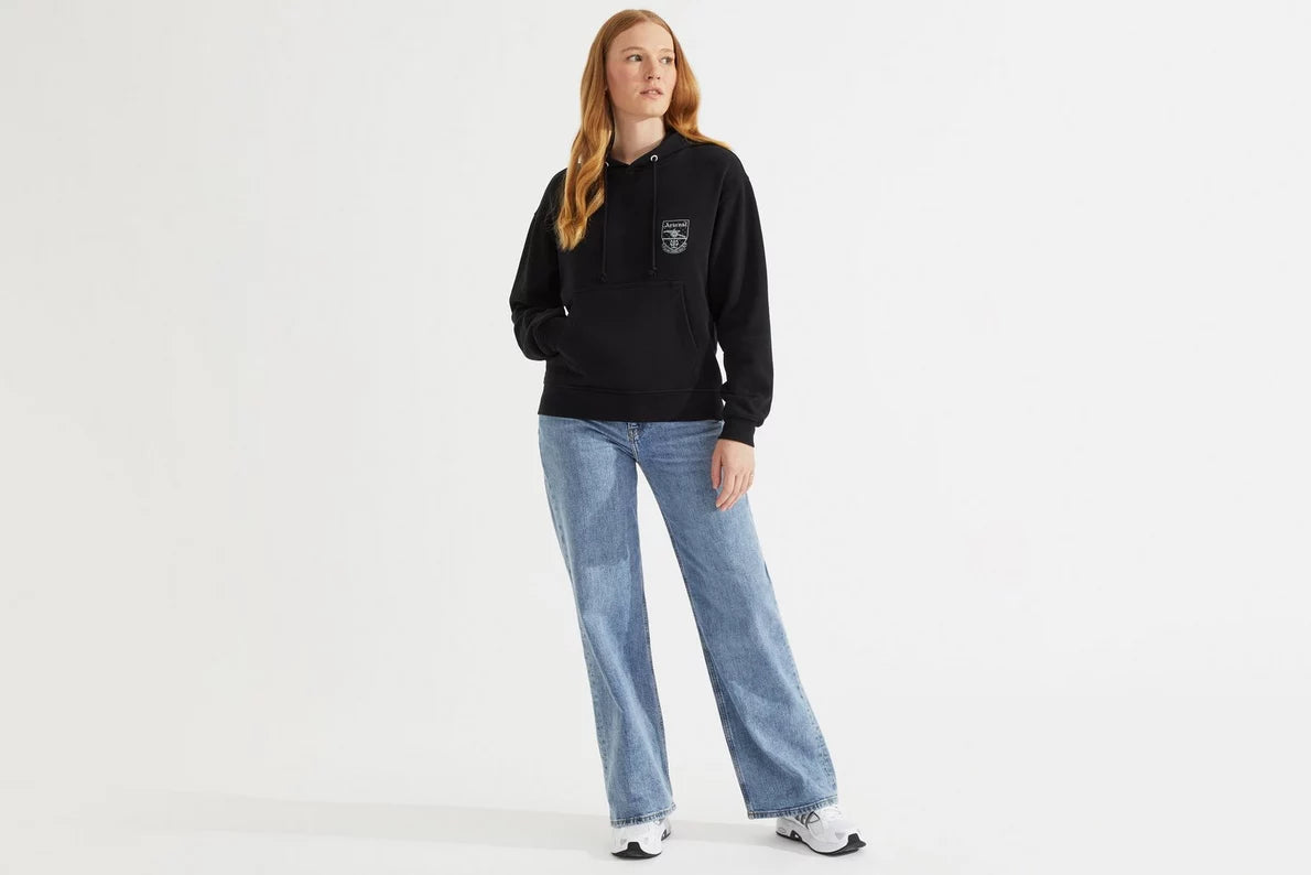 Arsenal Womens Black Concordia Hoodie