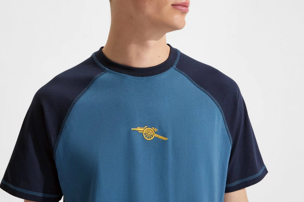 Arsenal Essentials Contrast Blue T-Shirt