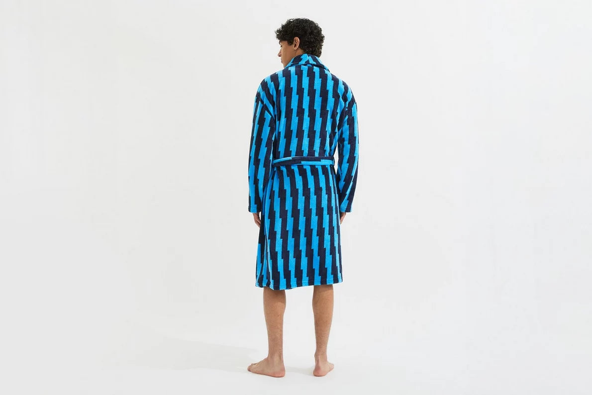 Arsenal Essentials Unisex Lightning Bolt Fleece Dressing Gown
