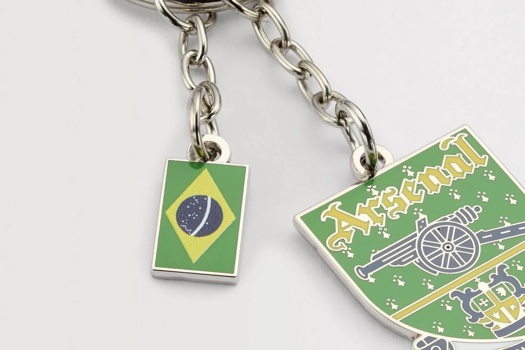 Arsenal Classics Brazil Yellow Keyring