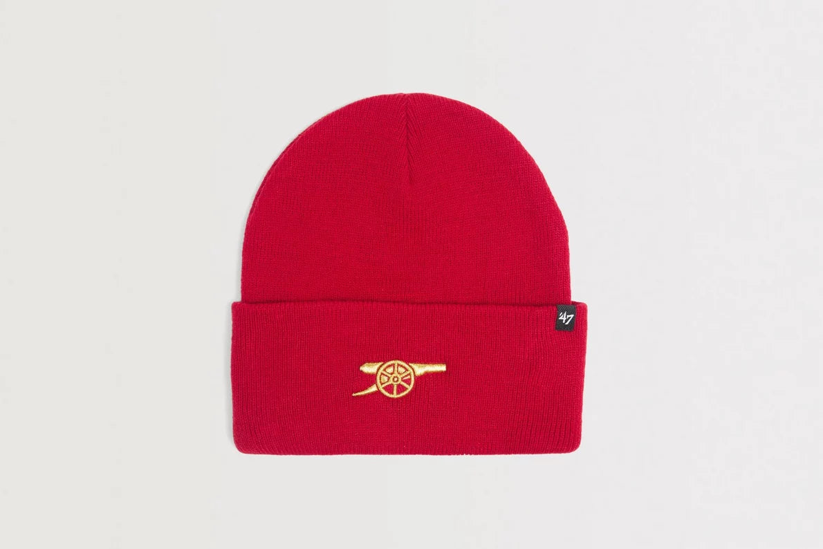 Arsenal 47 Red Contrast Cannon Beanie