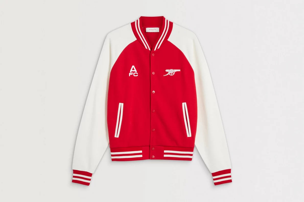 Arsenal Matchday Red 1886 Varsity Jacket