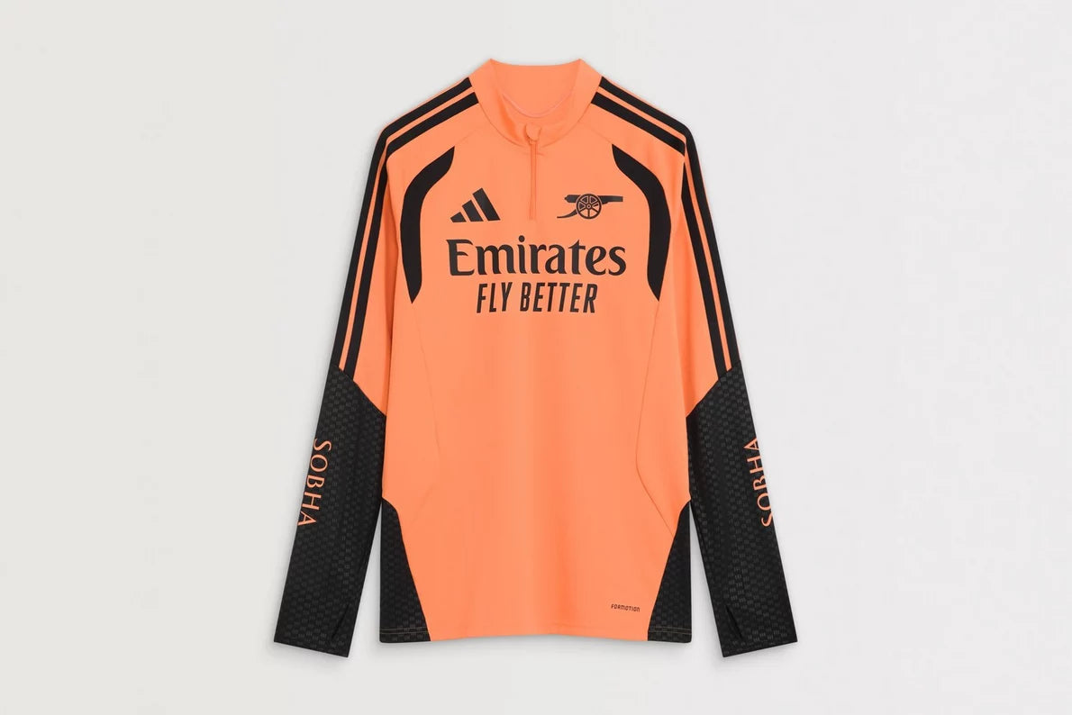 Arsenal adidas 26/27 Orange 1/4 Zip Training Top