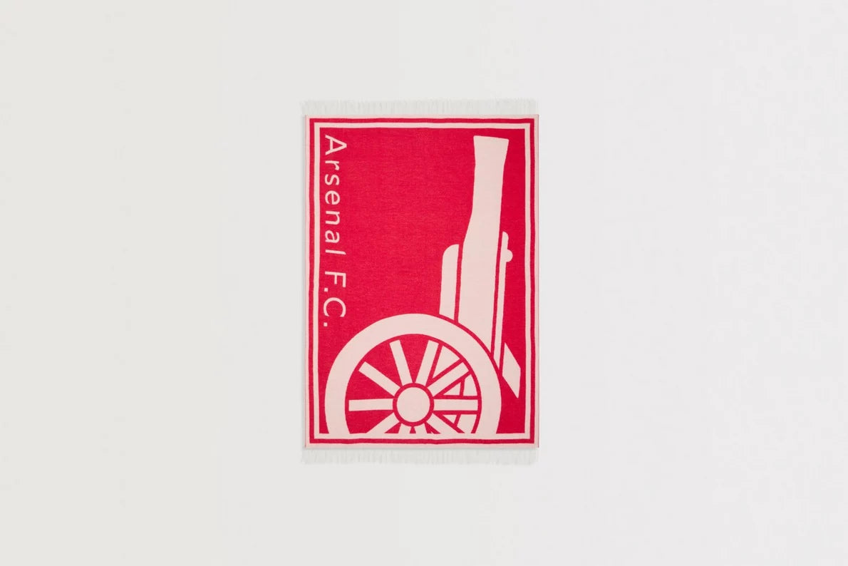 Arsenal Red Cannon Wool Blanket