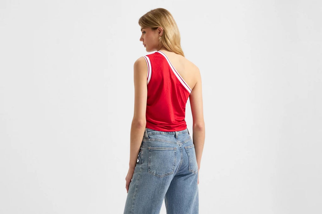 Arsenal AWFC Classics Red Off Set One Shoulder Top