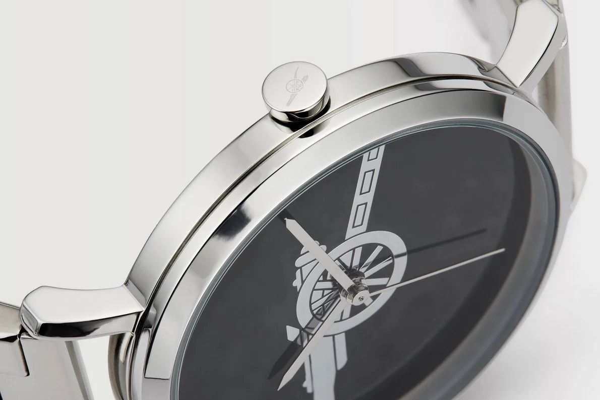 Arsenal Silver Retro Cannon Watch