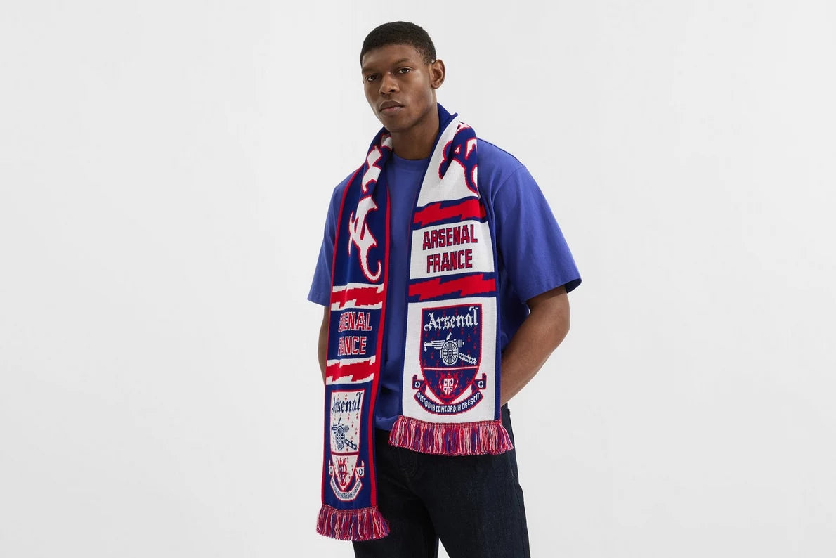 Arsenal Classics France Blue Scarf
