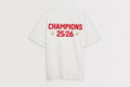 Arsenal Champions 25/26 White Crew T-Shirt