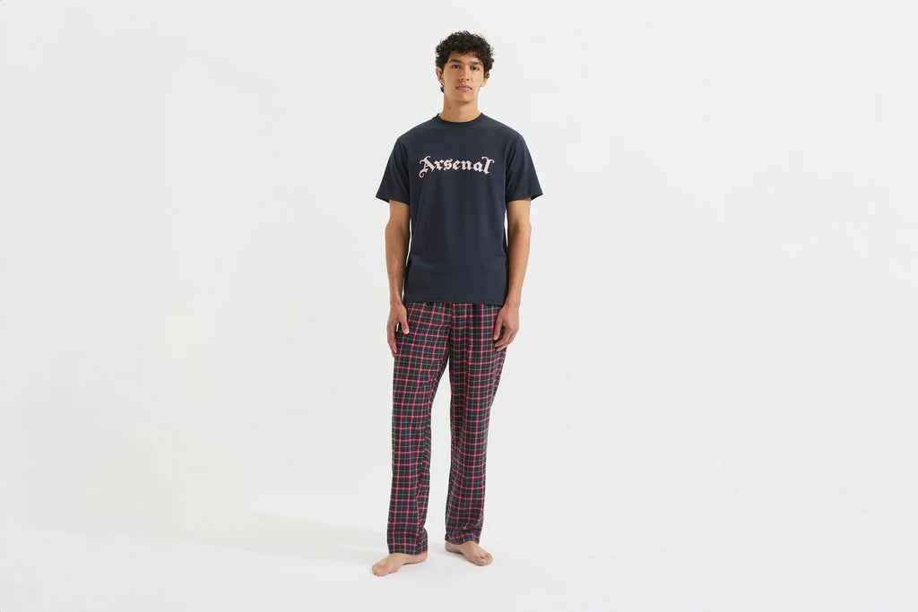 Arsenal Essentials Gothic Check Pyjama Set