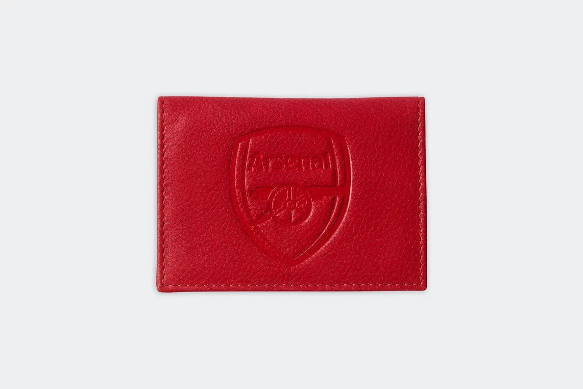 Arsenal Red Leather Card Holder