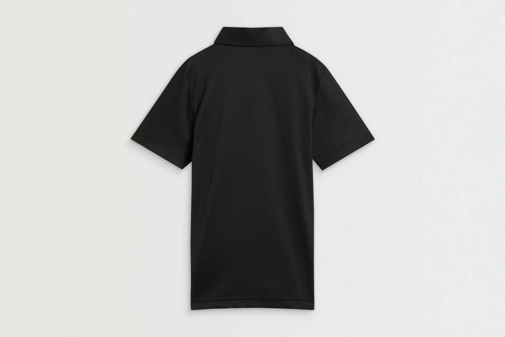 Arsenal adidas Kids Golf Black Polo Shirt