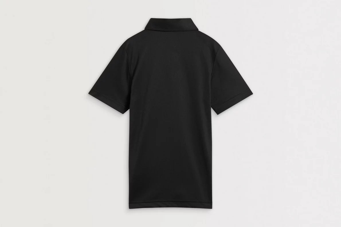 Arsenal adidas Kids Golf Black Polo Shirt