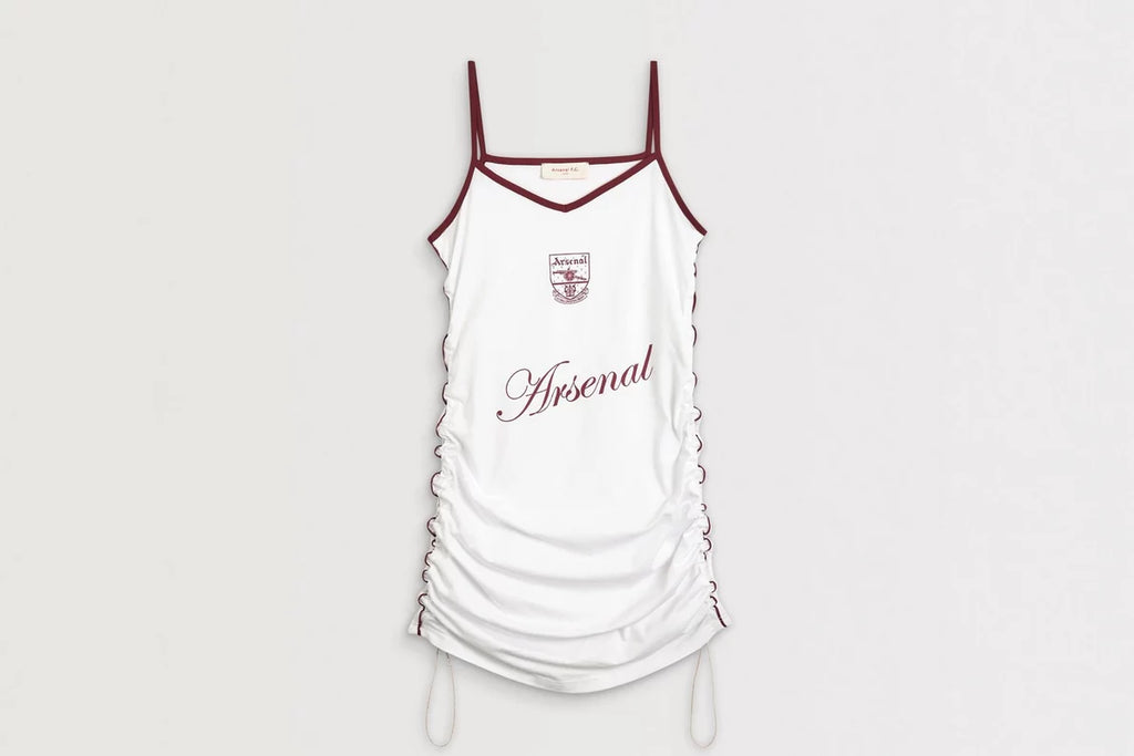 Arsenal AWFC Classics White Ruched Dress